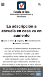 Mobile Screenshot of escuela-en-casa.com