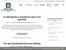 Tablet Screenshot of escuela-en-casa.com